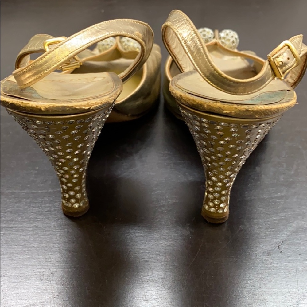 Charles Jacques Loup Heels Sz 5 - Picture 8 of 16